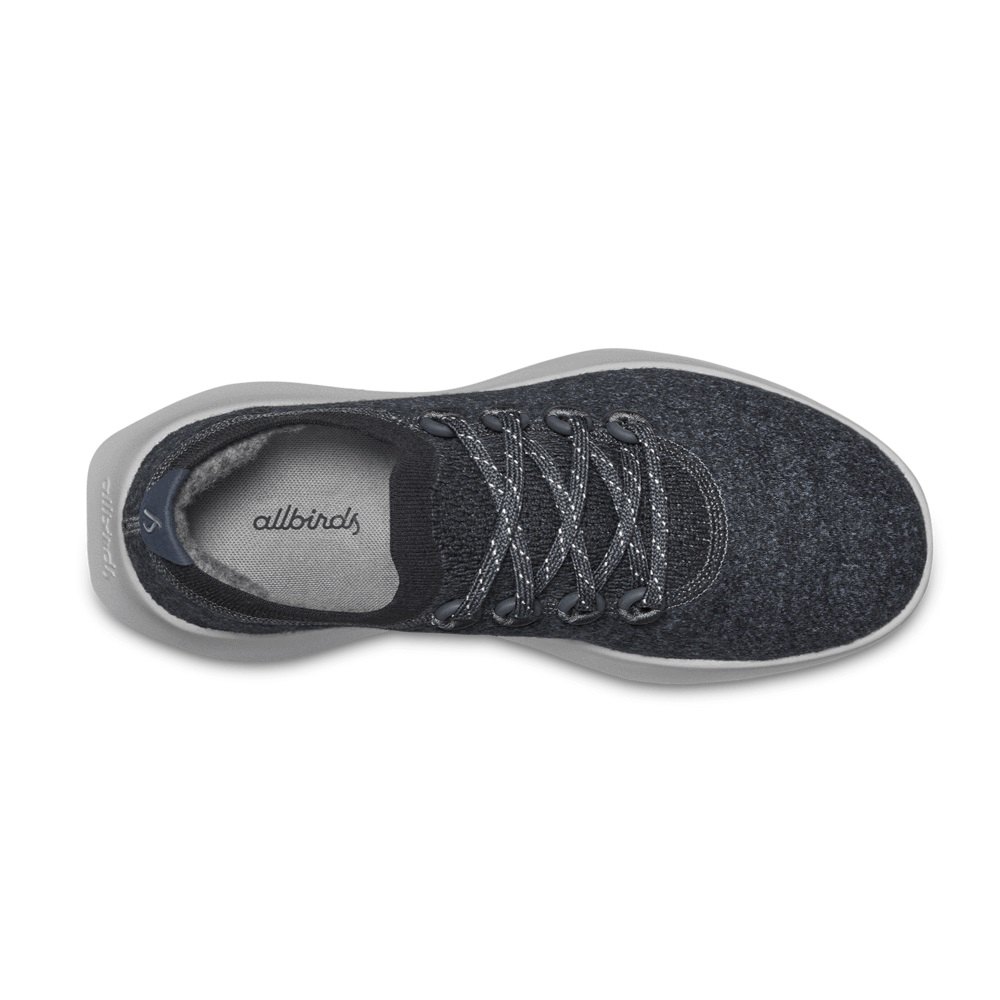 Allbirds Women\'s Running Shoes Dark Grey - Wool Dasher Mizzles - 10268GOTA